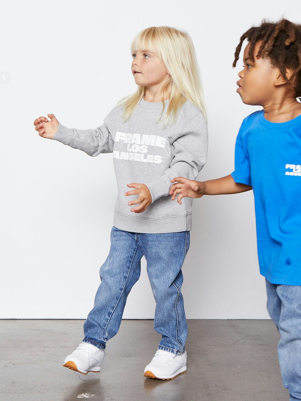Frame Kids Sweatshirt -- Gris Heather